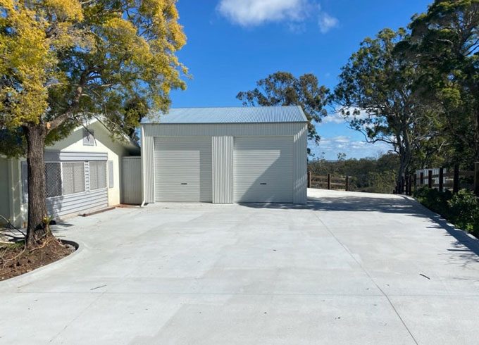GCC Doubleshed — Concreting Services Toowoomba, QLD