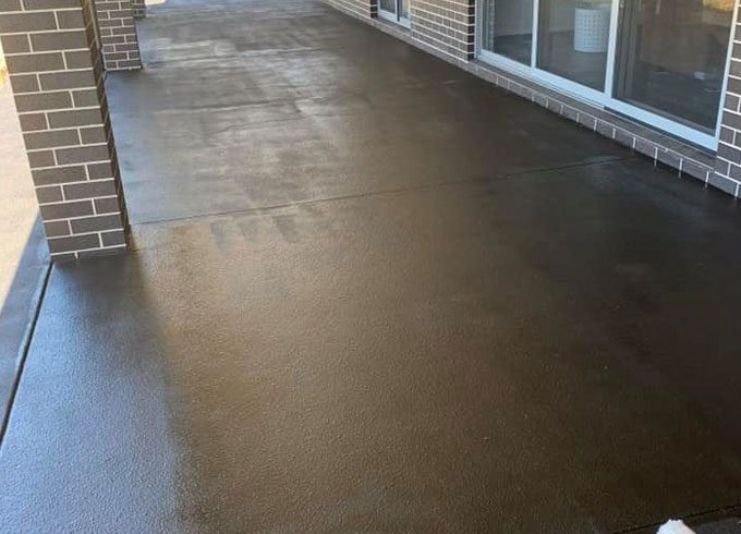 Newly Painted Patio — Concreting Services Toowoomba, QLD